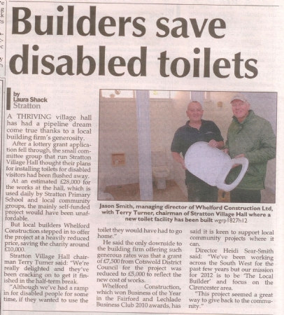 Stratton Village Hall Cirencester Builders Save Local Village Hall